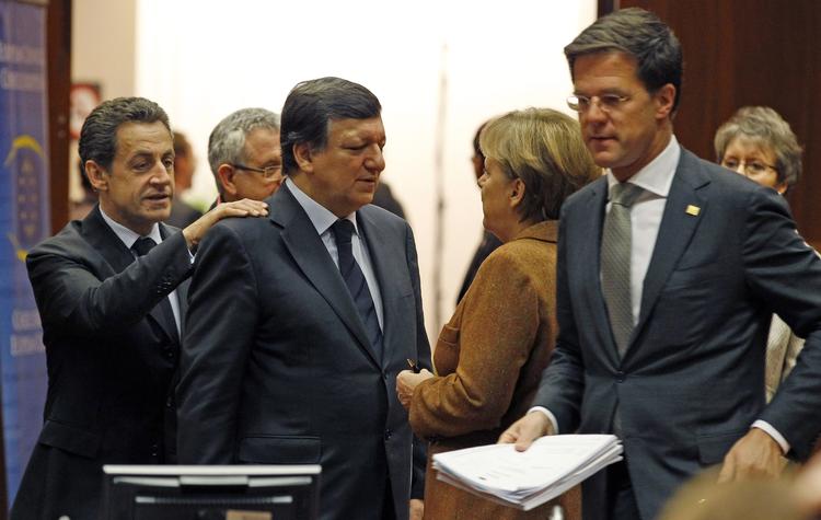 Exit. Mark Rutte (til højre) ser ud til at være fortid som hollandsk regeringschef. 