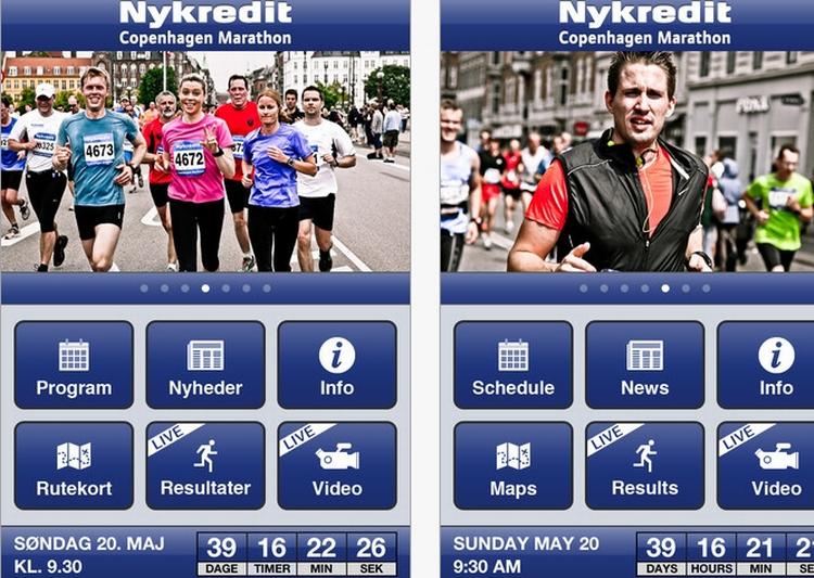 OVERBLIK. Ny app - på dansk og engelsk - gør det muligt at se præcis hvor op til 15 udvalgte løbere befinder sig lige nu. 