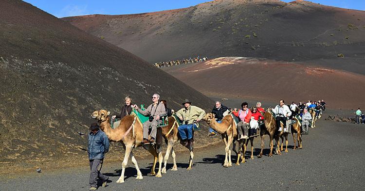 ULYKKESFUGLE. Antallet af danskere over 65 år, der kommer til skade på De Kanariske Øer, her Timanfaya Nationalpark på Lanzarote, er steget med godt 30 procent fra 2009 til 2011. 
