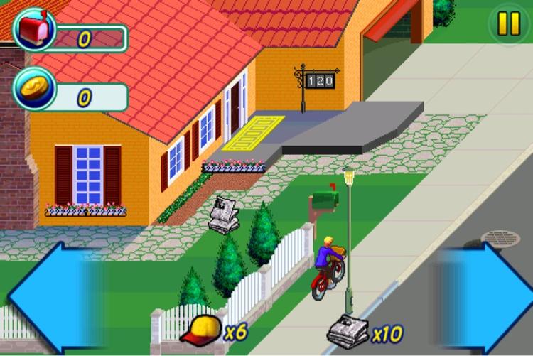Avisdreng. Farvestrålende retro-grafik og glimrende styring gør Paperboy til et superbt gensyn. 