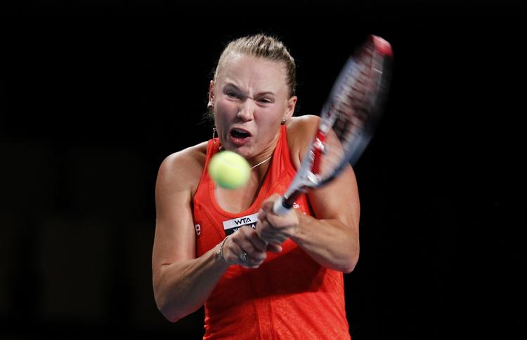 Stryrer. »Generelt synes jeg, at jeg kunne styre spillet. Der var ikke så meget, som jeg følte mig truet af. Hun havde en meget god førsteserv, men når vi var i spillet, så havde jeg overtaget«, forklarer Wozniacki. 