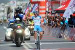 Vinder. Dagens etapevinder, italieneren Andrea Di Corrado 