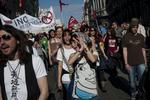 PROTEST. Spanierne har flere gange offentligt givet udtryk for deres utilfredshed med den høje arbejdsløshed i landet. 