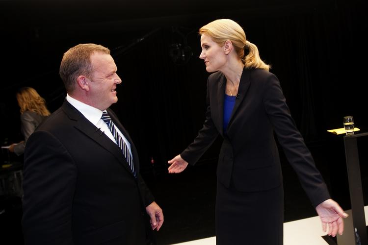 vælgertilslutning. Hvis der var valg i dag ville statsministeren ikke være Helle Thorning-Schmidt (S), men Lars Løkke Rasmussen (V). 