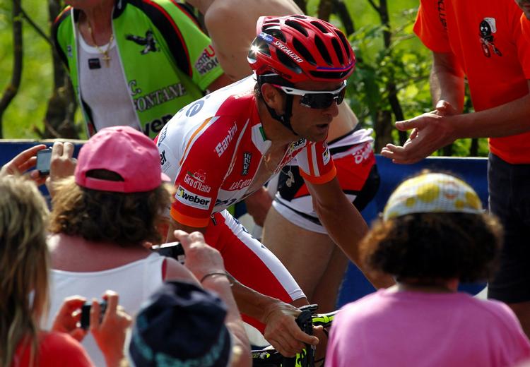 Favorit? Michele Scarponi har endnu den første sejr i 2012 til gode. 