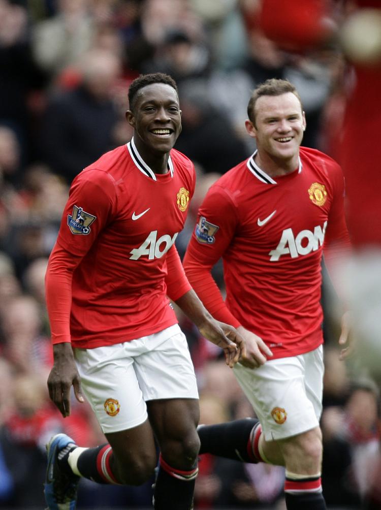 super-duo. Danny Welbeck (tv) og  Wayne Rooney har udviklet en målgivende forståelse for hinanden i Manchester Uniteds angreb. 