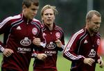 Fodboldlandsholdet samles før de to EM-kval kampe