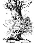 Antboy. Pelle blev bidt af en tissemyre i et ubevogtet øjeblik. Hans superkræfter vækkes af sukker. Illustration: Erik Petri 