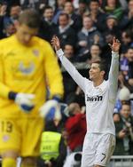Ustoppelig. Ronaldo scorede for 57. gang for Real Madrid i denne sæson, da han fyrede af efter 20 minutter på Bernabeu. 