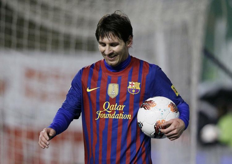 Stjerne. Lionel Messi kan igen smile. 