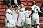 Tophold. Tre gange havde FCK-spillerne grund til at juble i Parken i dag. 