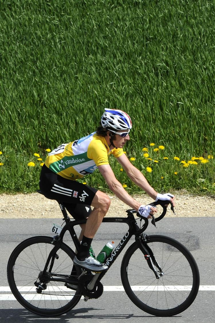 Succes. Bradley Wiggins ses på vejen til endnu en triumf. 