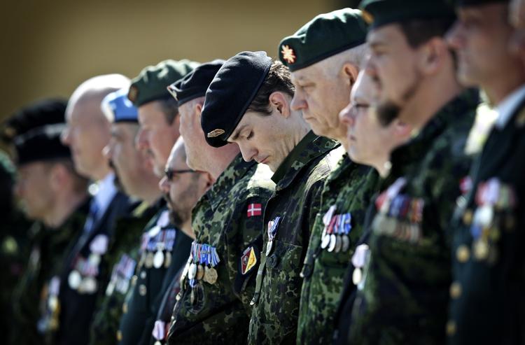 Såret. 156 danske psykisk skadede krigsveteraner hyldes. 