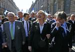 Valgstemme. Marine Le Pen - lederen af højrefløjspartiet Front National i Frankrig - peger hverken på den borgerlige præsident Nicolas Sarkozy eller den socialistiske udfordrer François Hollande til valget 6. maj. Hun vil stemme blankt. 