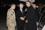 Den amerikanske præsident Barack Obama kom til aften til Kabul i Afghanistan. Her skal han underskrive en aftale om fremtiden efter 2014 og holde tale til det amerikanske folk. 