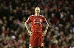 Selvmål. Martin Skrtel græmmer sig, efter at dommeren har fløjte af. 