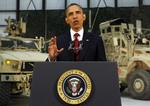 Sejrsikker. Præsident Obama sagde i nat i en tale, at krigenes tid er ved at være forbi. USA's tilstedeværelse i Afghanistan fortsætter dog. 