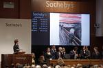 Rekord. En ukendt køber måtte i nat op med 680 millioner kroner for Munchs ikoniske maleri. 