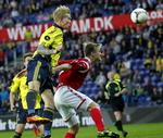 Målhelt. Simon Makienok havde med to mål en stor andel i Brøndbys 3-2-sejr over Silkeborg. 
