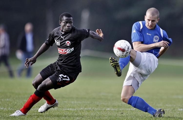 SKIFTE. En pokalkamp mod Jægersborg en blandt de 160 kampe Adigun Salami har spillet for FC MIdtjylland. 