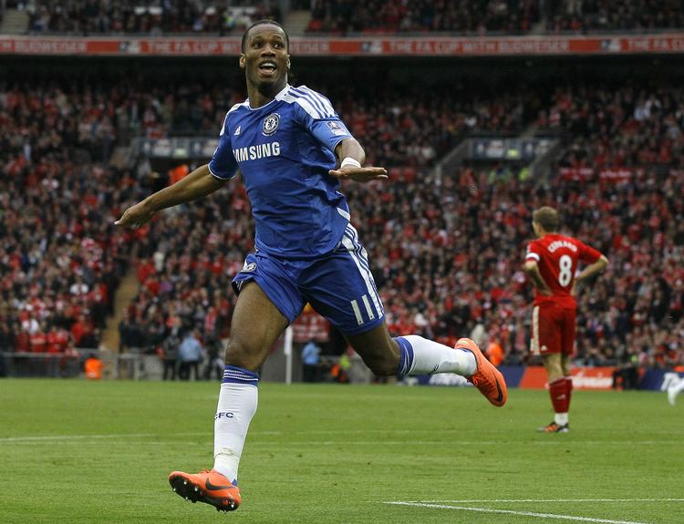 2-0. Endnu en gang scorede Didier Drogba på Wembley, da Chelsea vandt FA Cup-finalen. 
