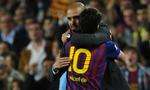 Farvel. Messi har været holdets store stjerne i Guardiolas fire sæsoner som træner i Barcelona. 