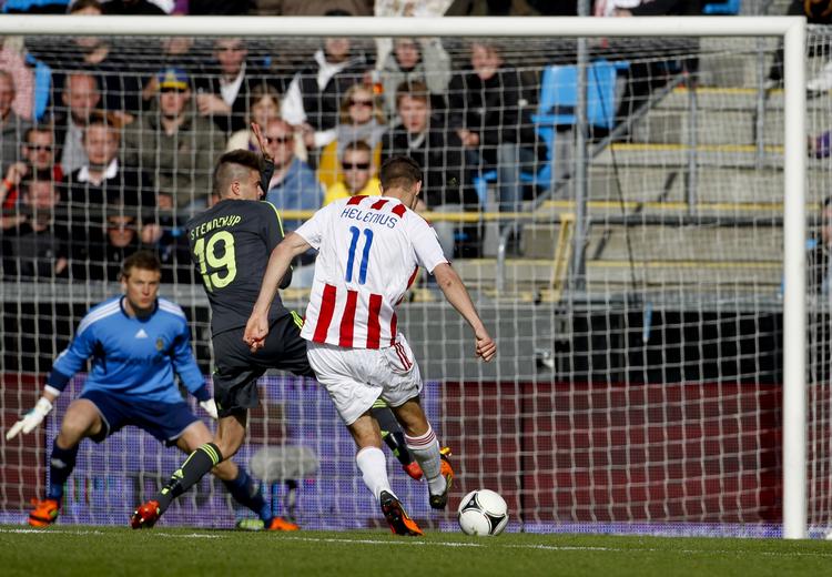 Matchvinder. Målet mod Brøndby var angriberen 12 i ligaen i denne sæson. 