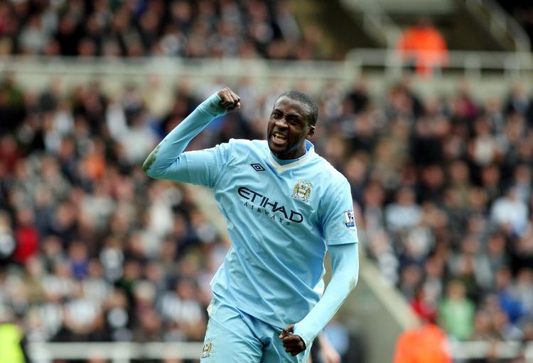Dobbelt. Yaya Toure scorede begge Citys mål i den vigtige udesejr i Newcastle. 