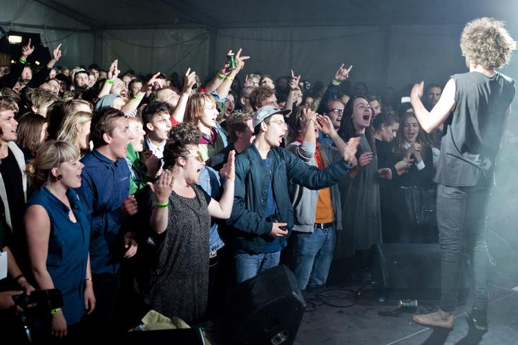 Koncert. Bandet Reptile &amp; Retard spillede på Spot Festival i Aarhus sidste år. Denne gang stod bl.a.  The Raveonettes, Lukas Graham  og Rangleklods på scenen. (Arkiv) 