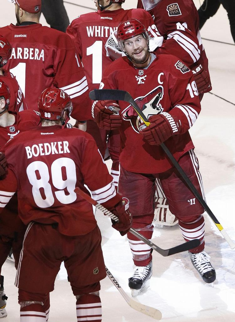 Semifinalist. Bødker (89) og Phoenix møder Los Angeles Kings i næste runde af slutspillet. Den første af op til syv kampe spilles formentlig i weekenden. 
