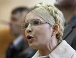 FÆNGSLET. Julia Timosjenko blev i fjor idømt syv års fængsel for embedsmisbrug. 