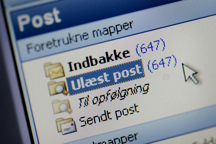 Spam. Ifølge flere jurister sender Forbrugerrådet spam-mails til deres nye elkunder. (Arkivfoto) 