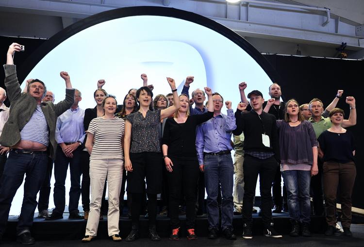 ensartethedslisten. De nye medlemmer af Enhedslistens hovedbestyrelse forleden. Lutter etniske danskere. 