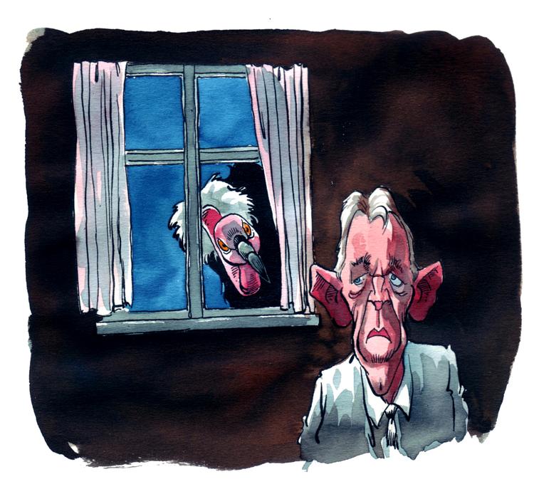 Grib. Hvis alt, hvad der kan inspirere eller være komfortabelt for politikere, skal fjernes, så har småligheden taget overhånd, skriver Rasmus Stoklund Holm-Nielsen. Tegning: Roald Als 