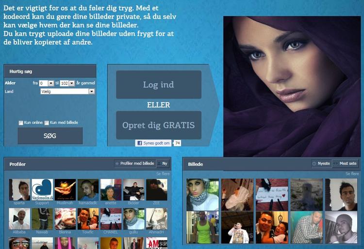 Ægteskab. Hjemmesiden singlemuslim.dk tilbyder, at brugerne kan finde deres kommende ægtefælle i overensstemmelse med muslimske forskrifter. 