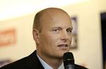 trøjesponsor. Bjarne Riis mistede før sæsonen sponsoren SunGard. Men nu er en ny sponsor sikret. 