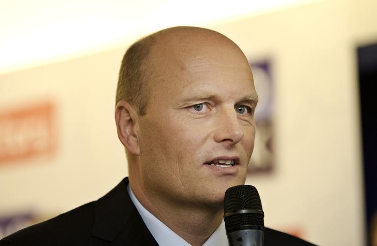 trøjesponsor. Bjarne Riis mistede før sæsonen sponsoren SunGard. Men nu er en ny sponsor sikret. 