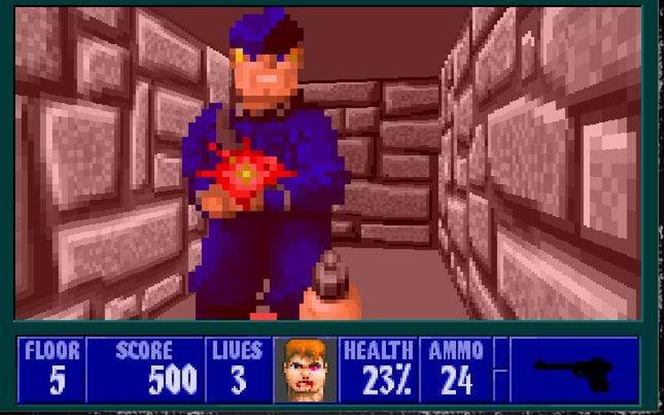 Nazistdræber. 'Wolfenstein 3D' startede sin egen genre - og så var det mindre vigtigt, at historien var tynd. 