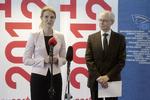 storpolitik. EU-præsident Herman van Rompuy besøger statsminister Helle Thorning-Schmidt i Danmark, der har EU-formandsskabet til og med juni. 