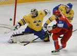 Sådan! Jevgeni Malkin var suveræn i kampen mod Sverige. Russeren scorede tre gange og lagde op til to mål. 