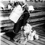 OPFEDET. Wienerbørnene havde ikke megen oppakning med, når de blev sendt på rekreation. Men ofte havde de store 'madpakker' med på vej tilbage. 