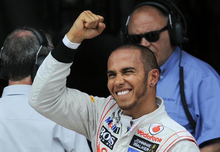 forrest. Kun Lewis Hamilton var hurtigere end venezuelanske Pastor Maldonado. 