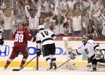 Mål. Mikkel Bødker (89) fik passeret LA-målmanden Jonathan Quick, der i slutspillet kan fremvise en redningsprocent på 94,7. 