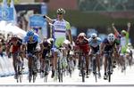 Suveræn. Det var fjerde gang i denne sæson, Peter Sagan kom først over målstregen. 