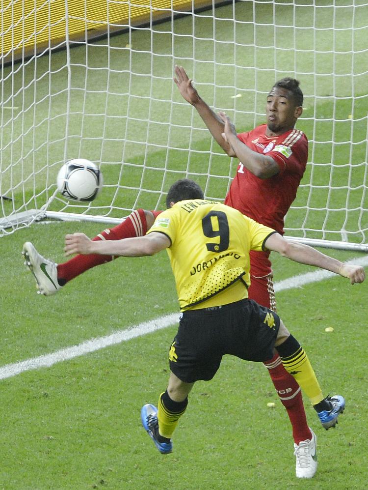 Ydmygende. Robert Lewandowski drev gæk med Bayern i lørdags. 