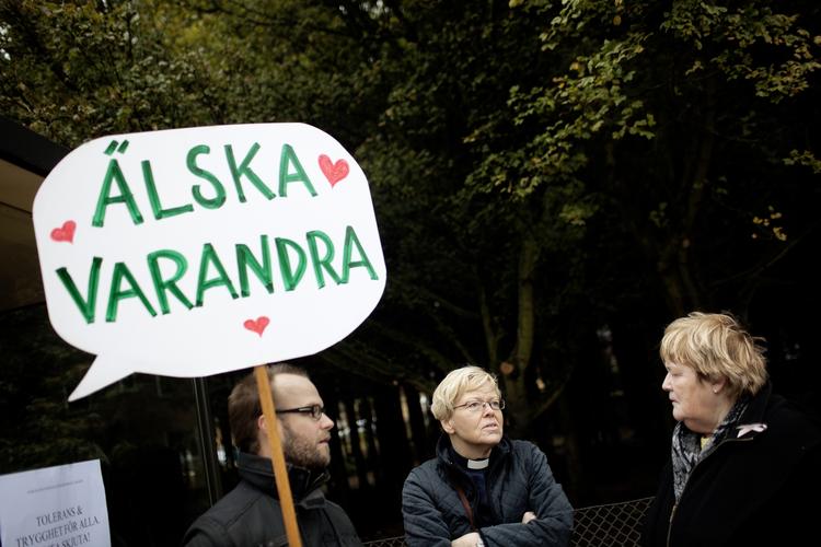 Protest. I Bydelen Nydala i Malmø blev et af ofrene for serieskytten skudt i ryggen. Dengang gik mange på gaden i protest mod drabene og de mange drabsforsøg på personer med indvandrerbaggrund. 
