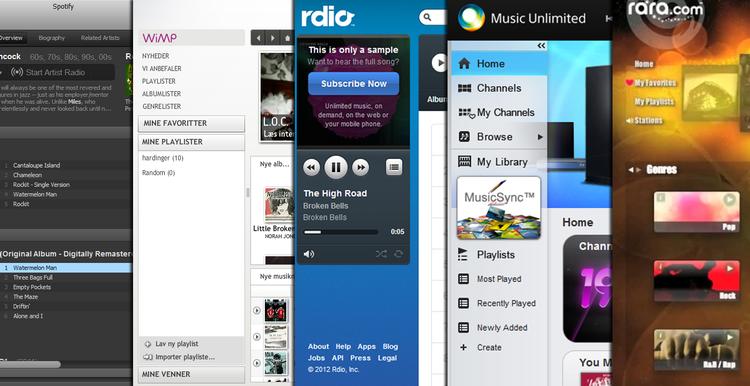 STREAMING. Der er flere forskellige tjenester at vælge imellem, når man gerne vil streame musik fra nettet. Og de bittesmå forskelle imellem dem gør det muligt at vælge netop den, der passer til ens behov. 