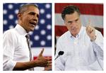Kandidater. Disse to mænd skal afgøre præsidentvalget i USA til november, Barack Obama til venstre og Mitt Romney til højre. 