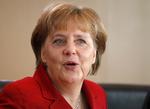 Opmuntring. I en ellers presset tid giver den tyske økonomi Angela Merkel noget at glæde sig over. 