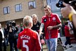 Stjernemøde. Agger hilste på Agger. 